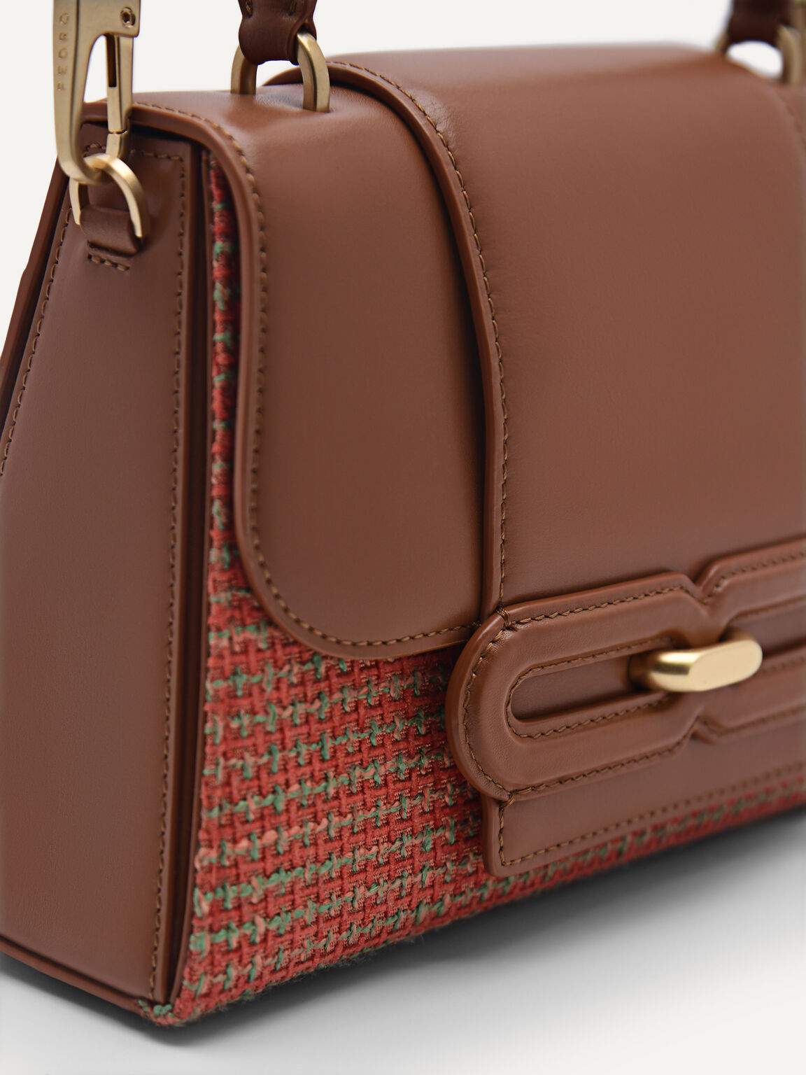 Multi PEDRO Studio Kate Leather & Fabric Handbag - PEDRO TH