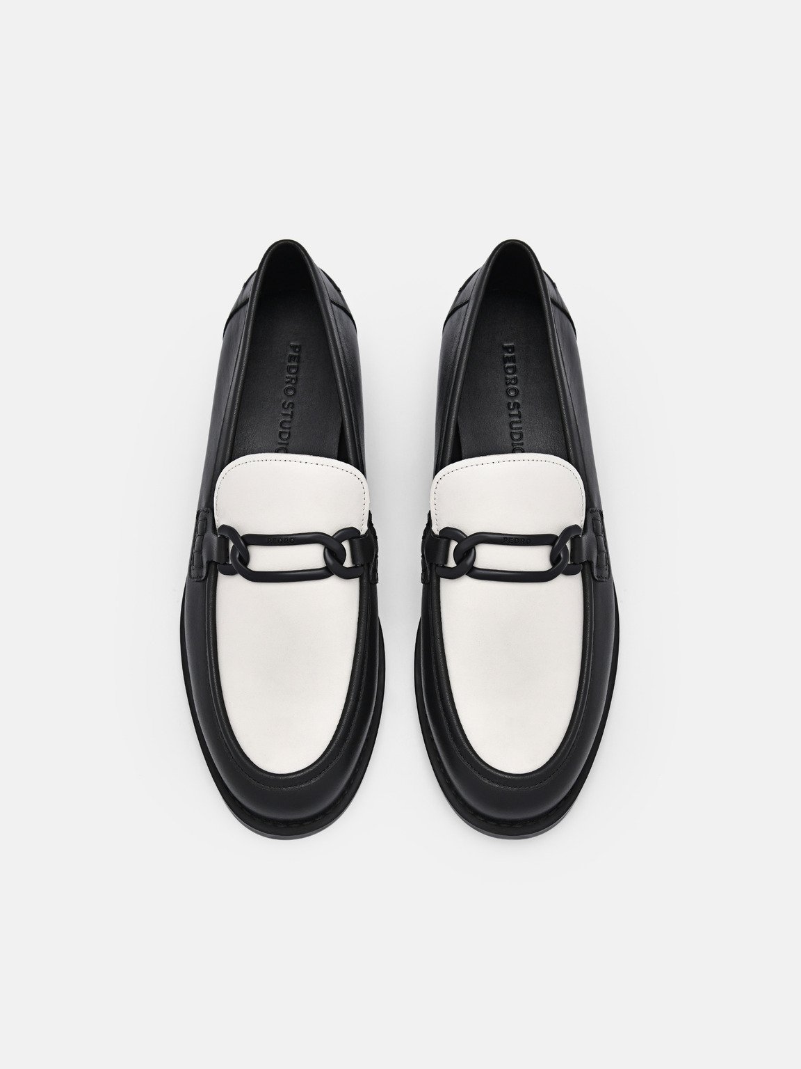 PEDRO工作室Jeanne皮革樂福鞋, 黑色