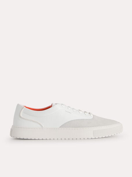 Suede Sneakers, White