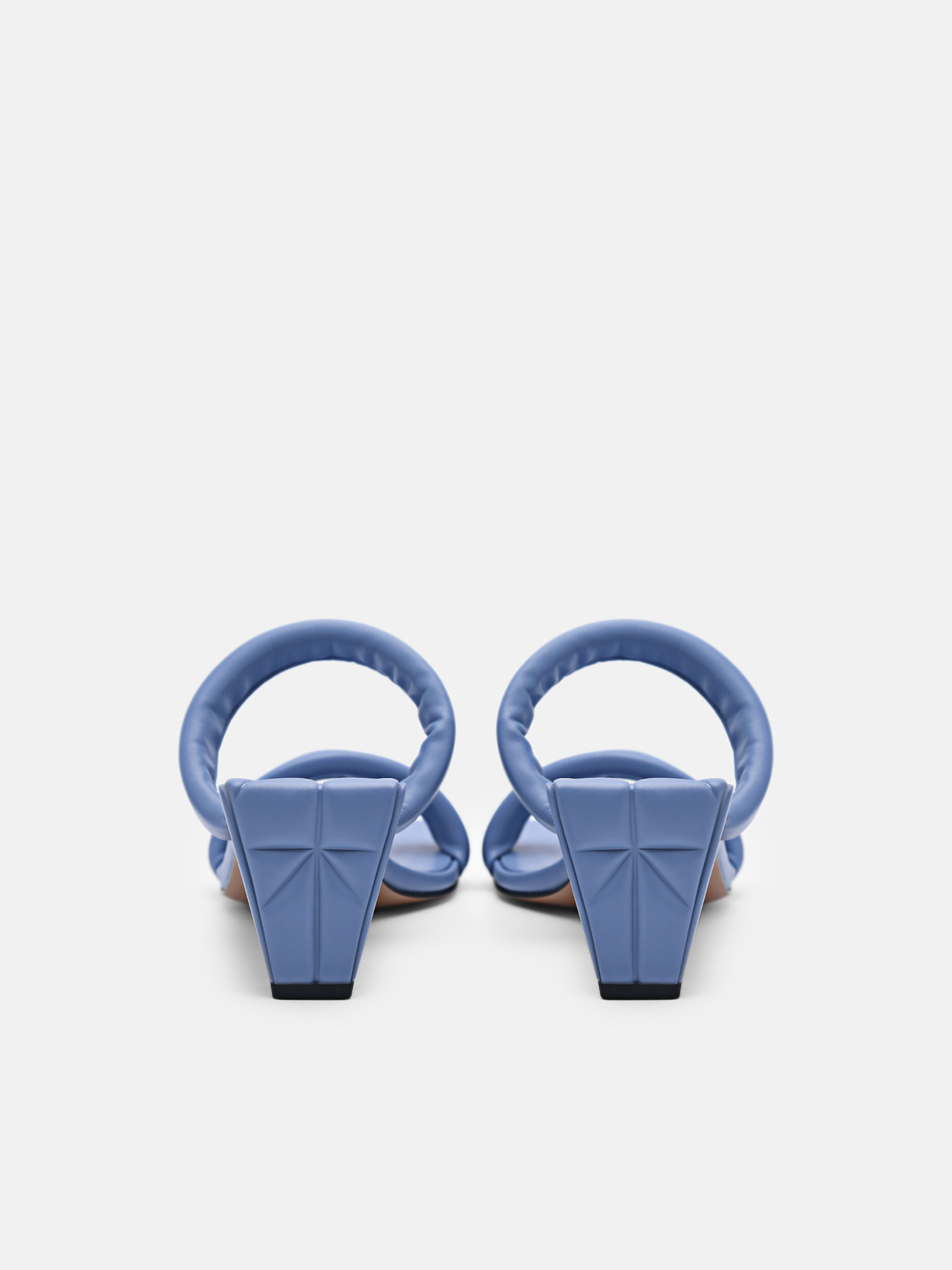 Aster Heel Sandals, Blue