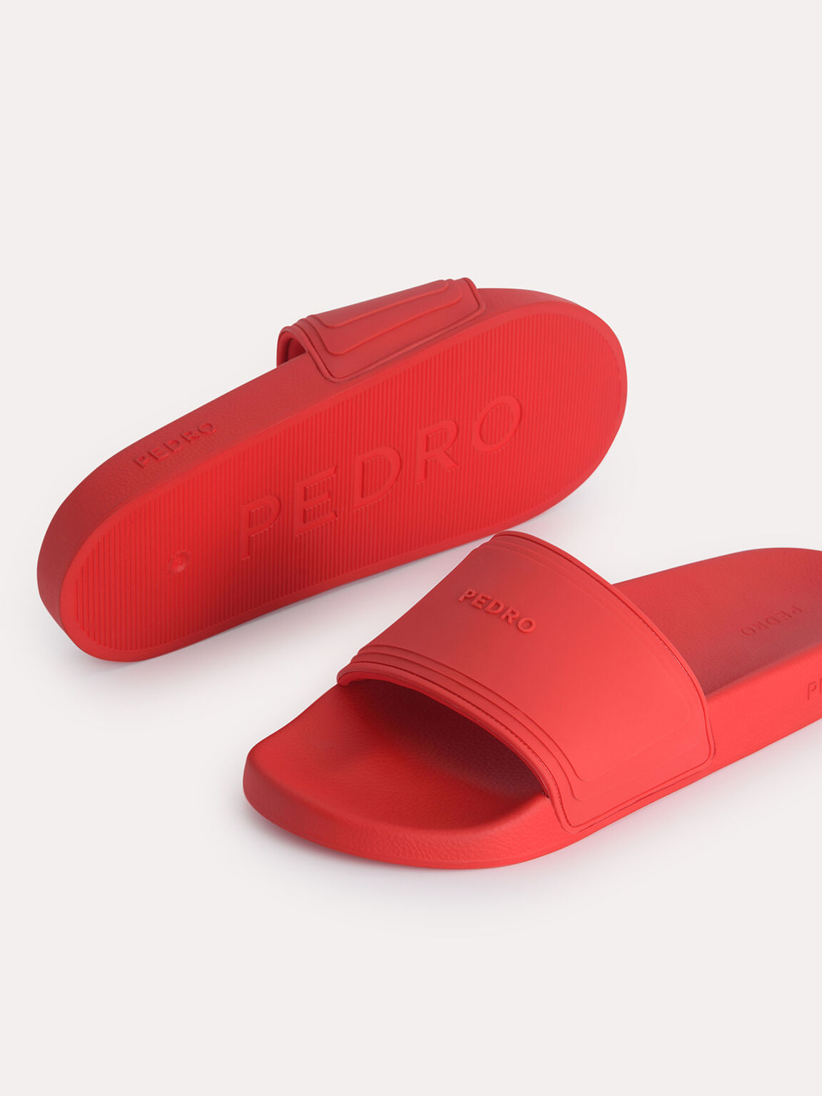 Casual Slides, Red