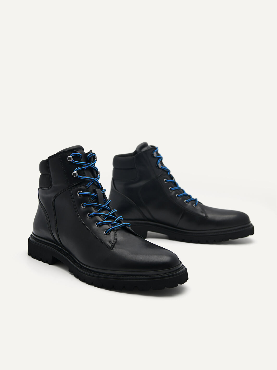 Calf Leather Delon Boots, Black