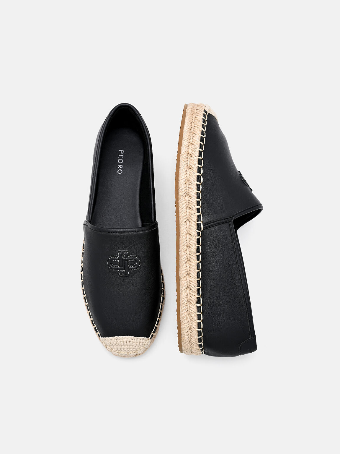 Leather Loafers, Black