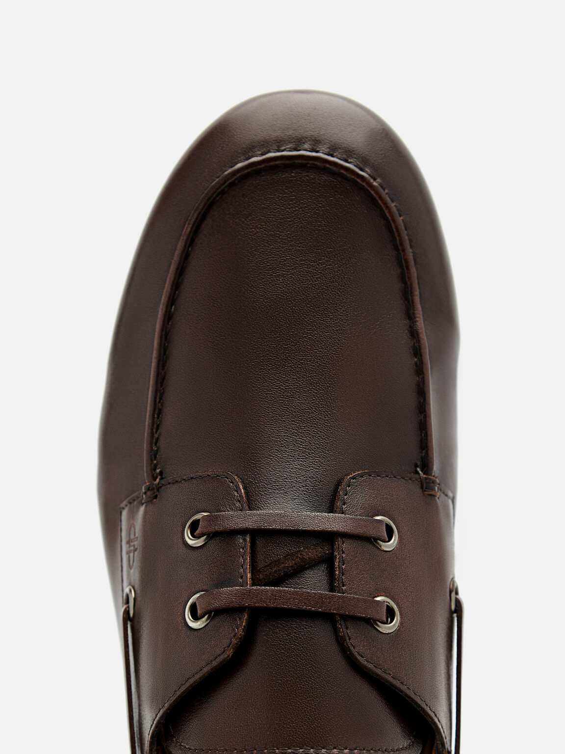 Leather Boat Shoes, Brown