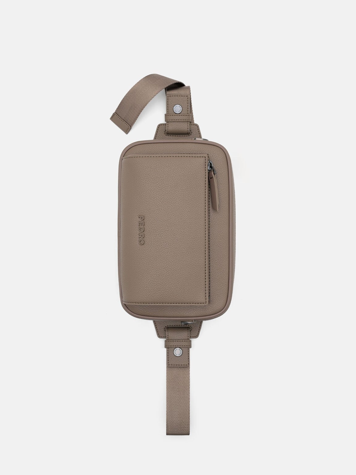 Evans Sling Pouch, Dark Taupe Tumble