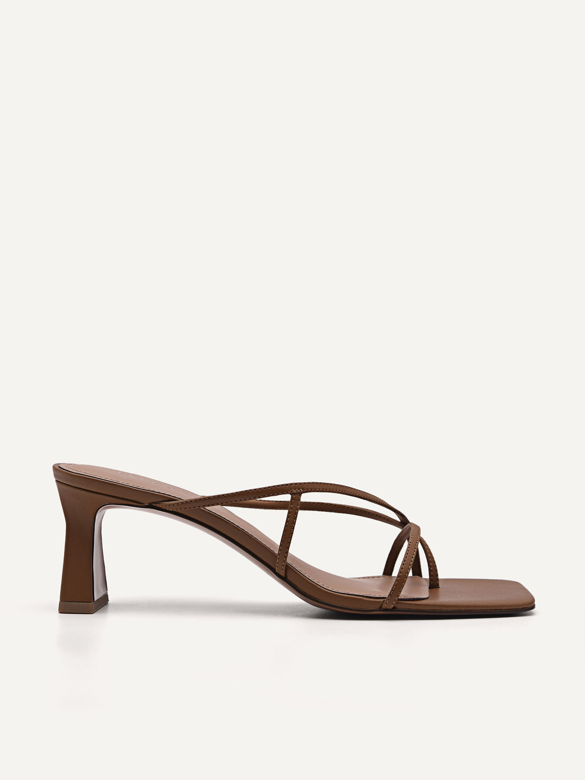 Strappy Leather Sandals - Brown - & Other Stories