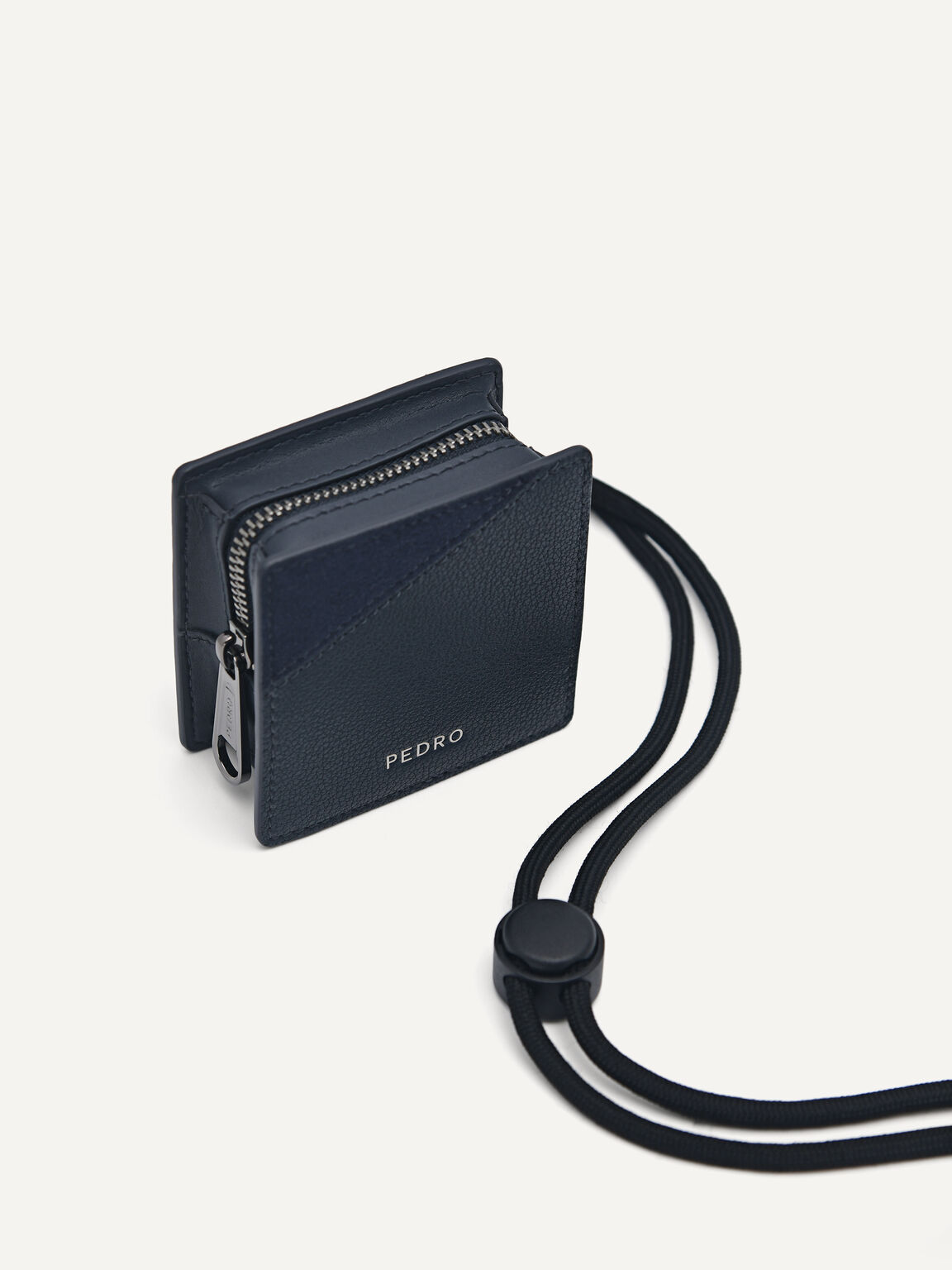 Navy Leather Airpod Pro Case, Navy