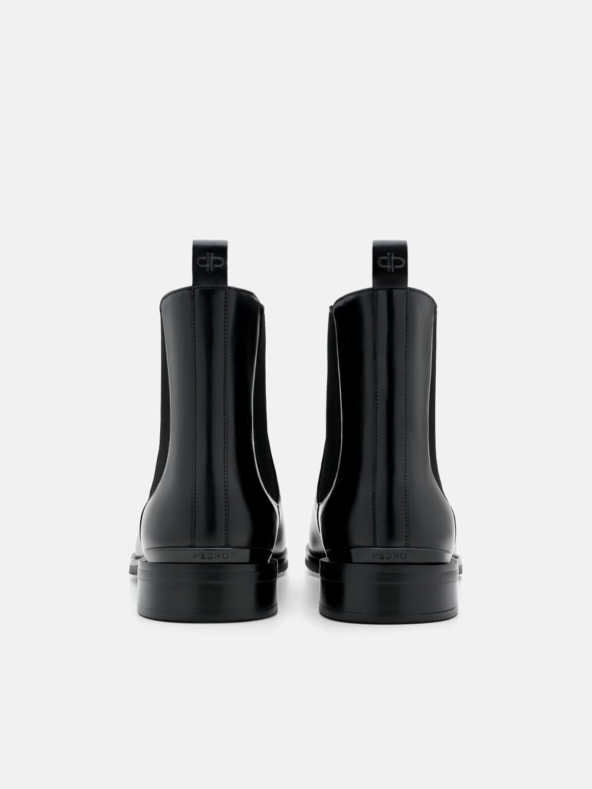 Chace Leather Chelsea Boots, Black