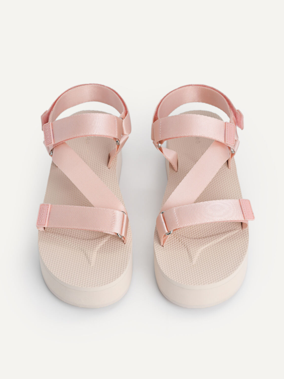 Flatform Sandals, Blush