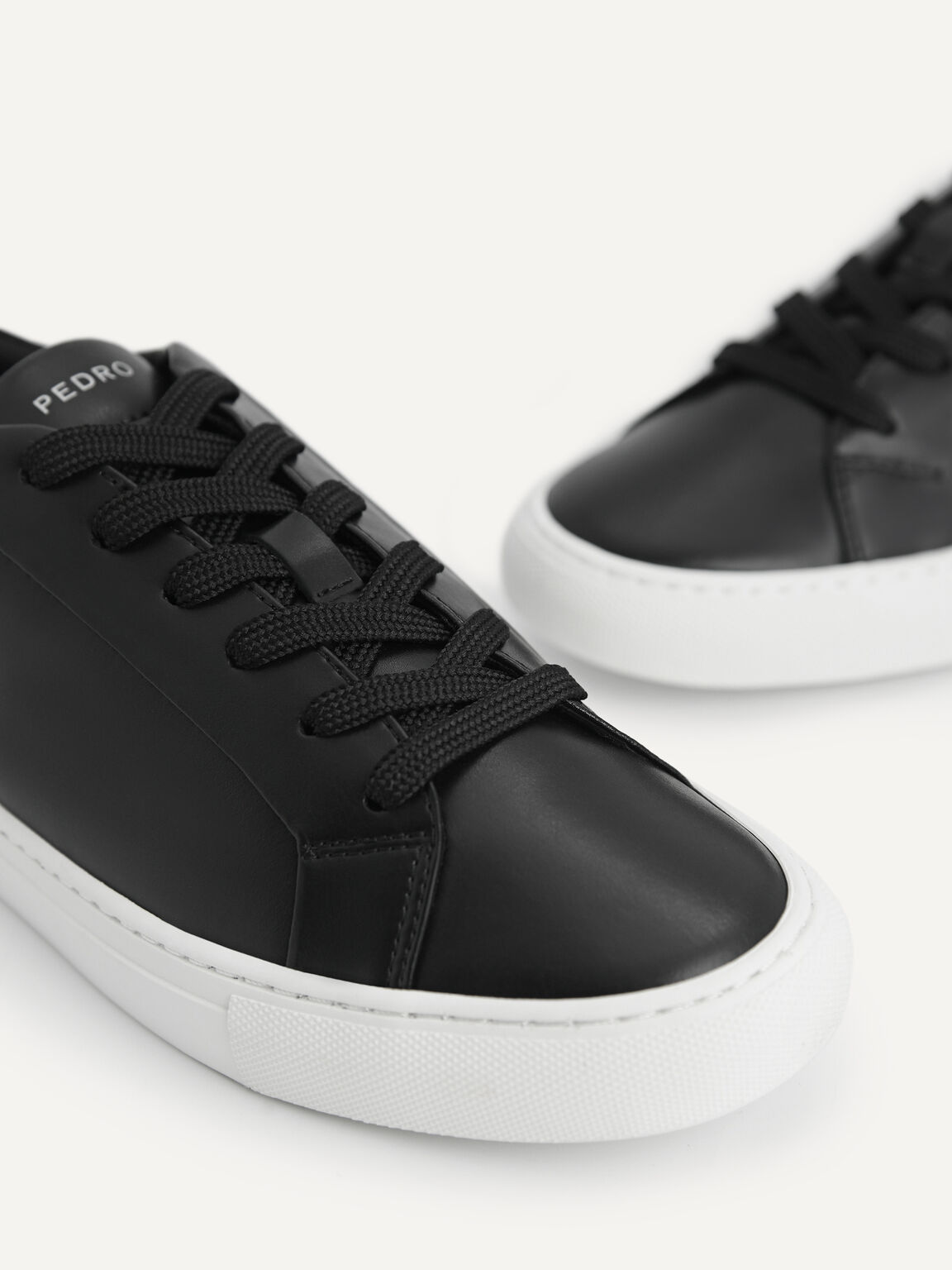 Atlas Lace-up Sneakers, Black, hi-res