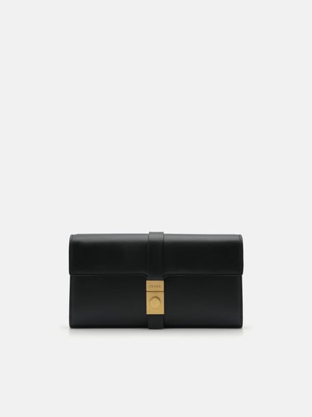PEDRO Studio Leather Bi-Fold Wallet, Black