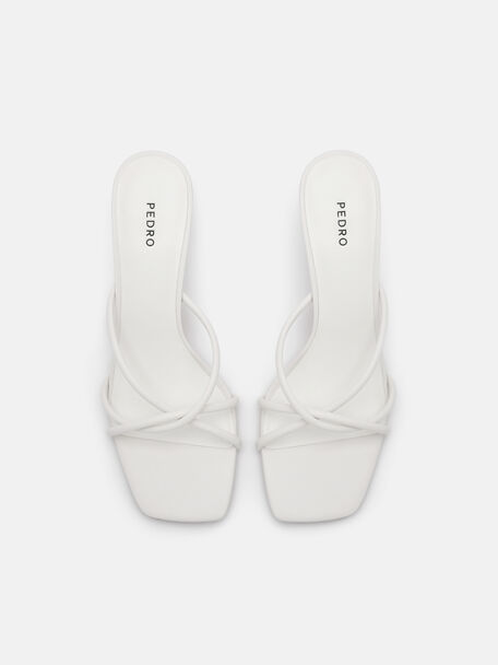 Tindi Heel Sandals, Chalk