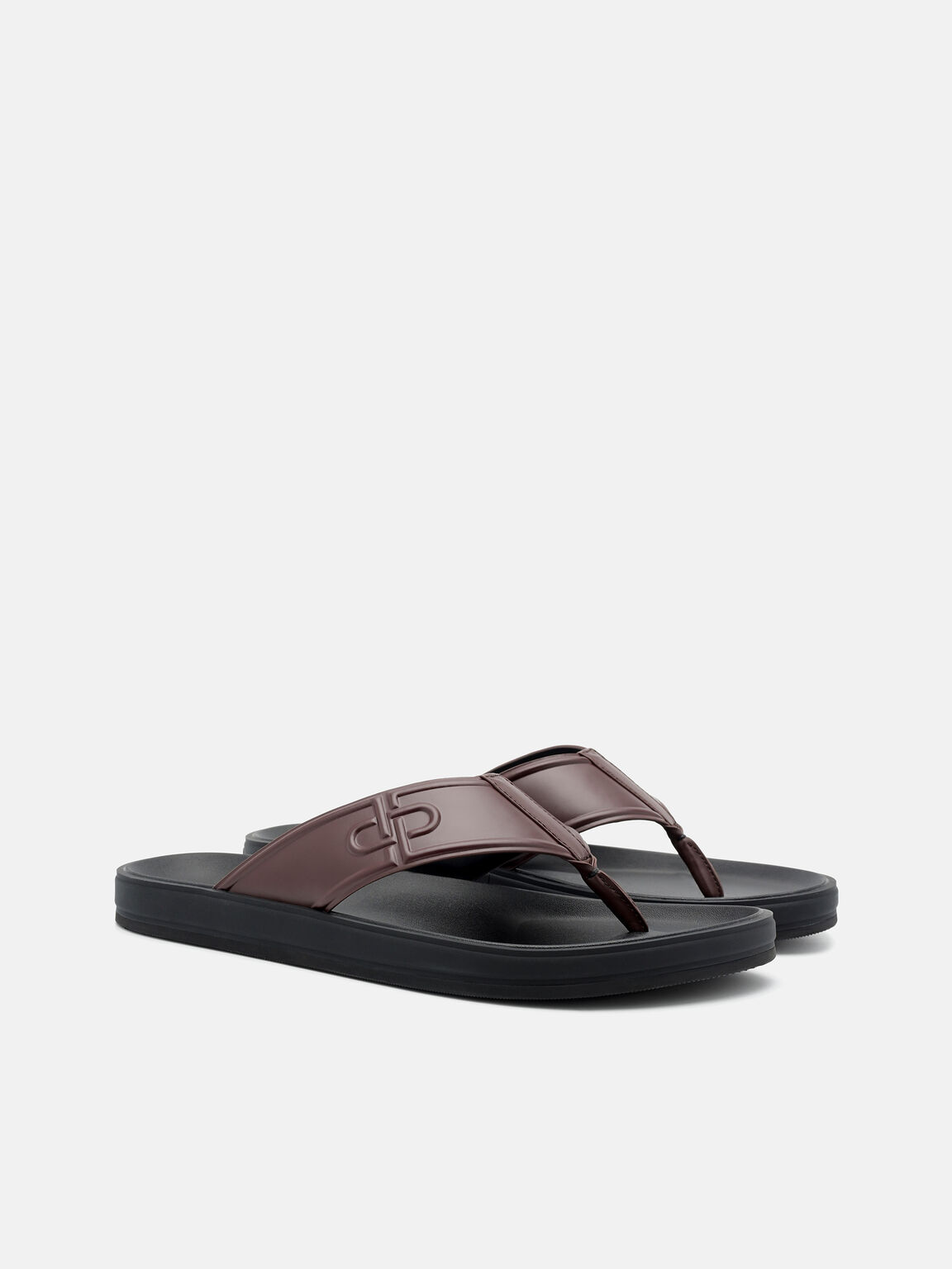 Thong Sandals, Mahogany