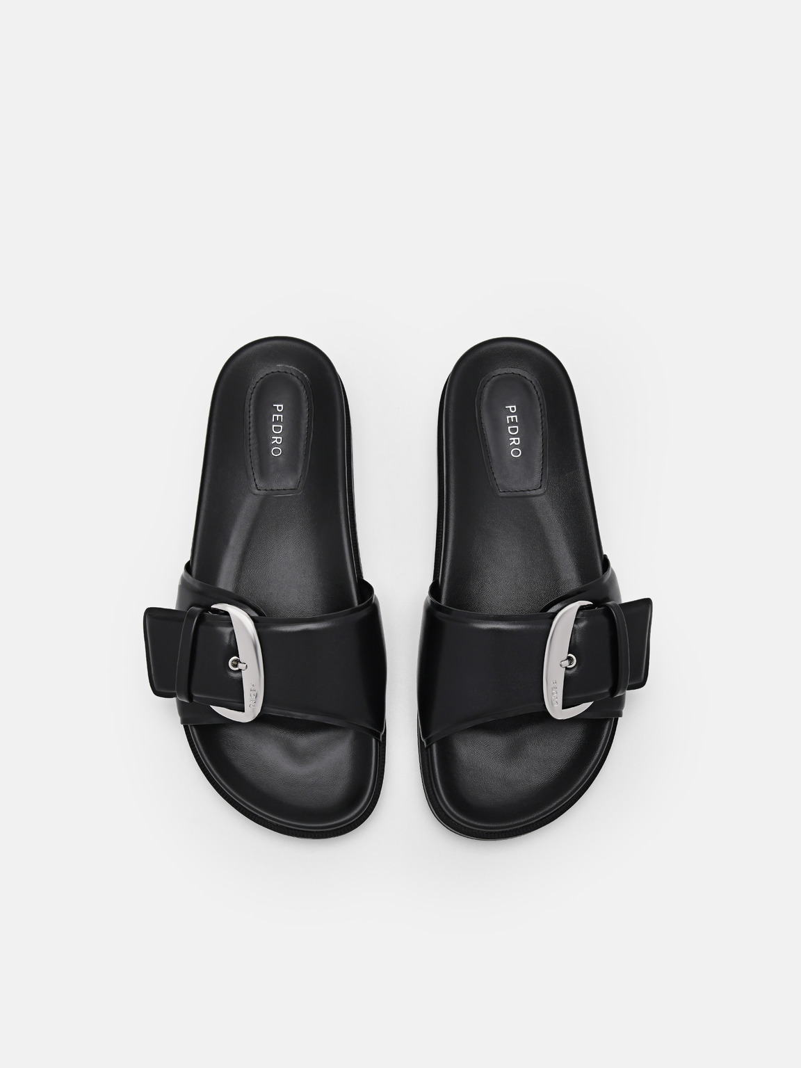 Alyda Slip-On Sandals, Black