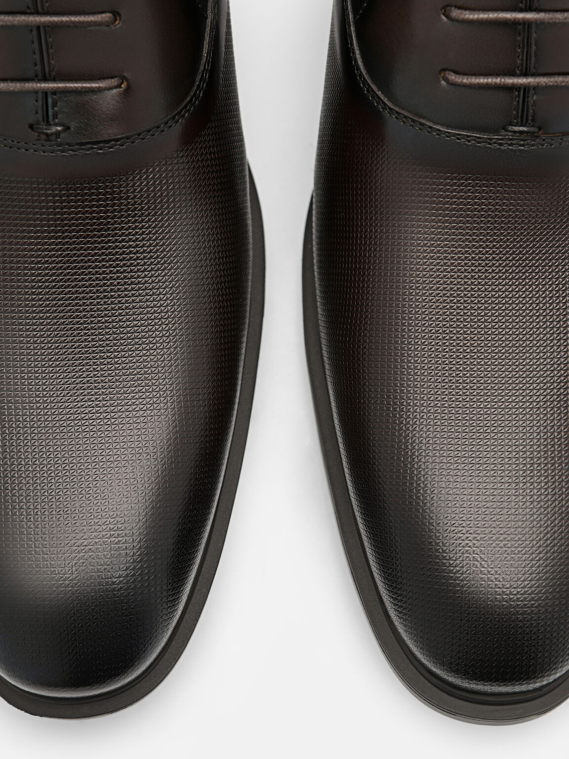 Altitude Lightweight Leather Oxford Shoes, Dark Brown