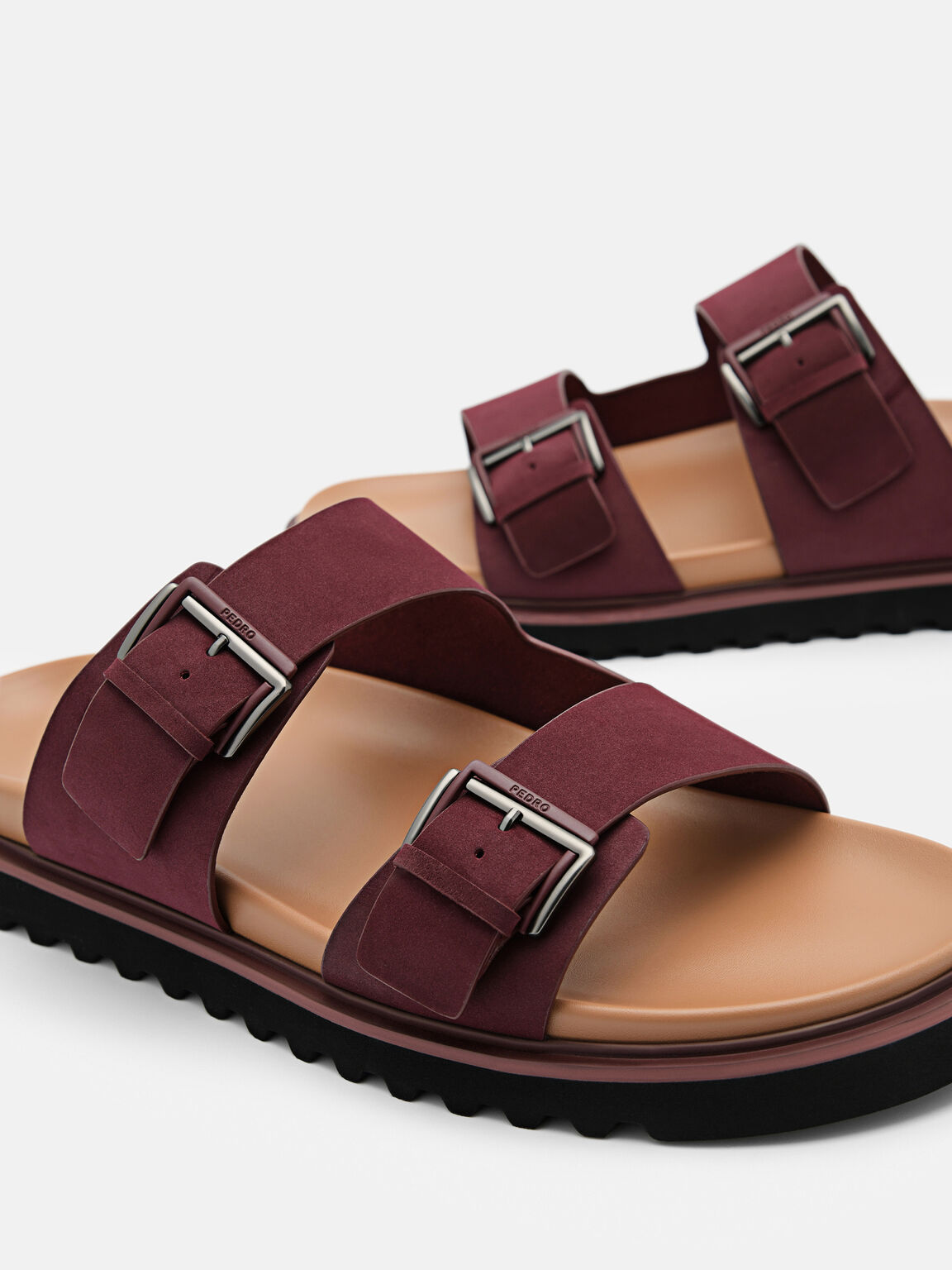 Arche Slide Sandals, Mahogany