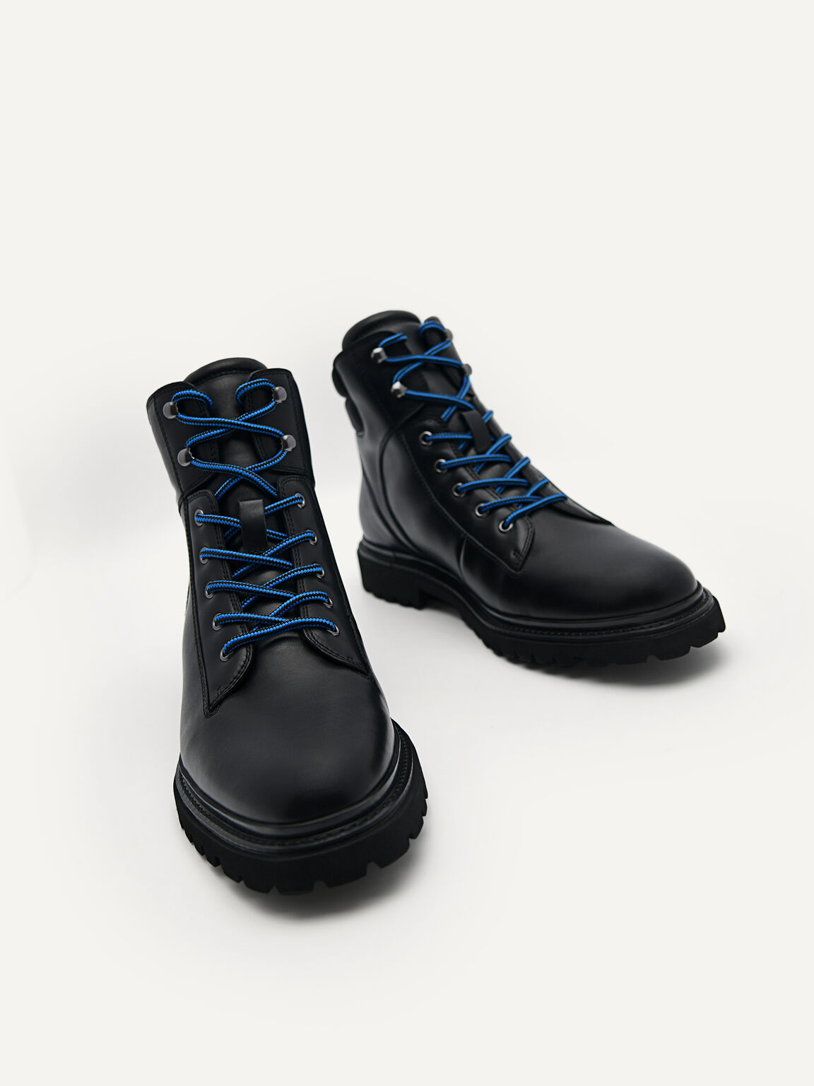 Calf Leather Delon Boots, Black
