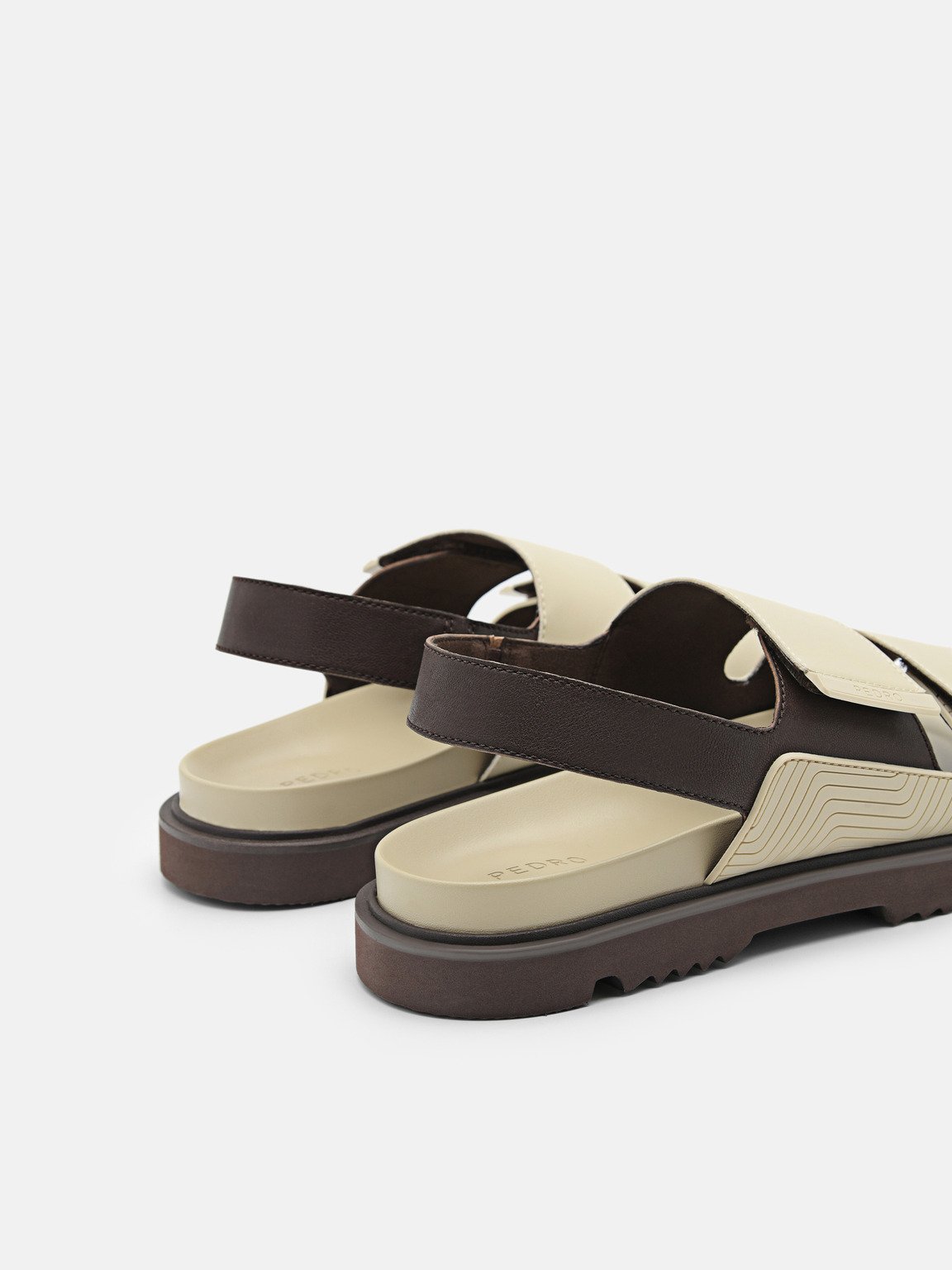 Backstrap Velcro Sandals, Sand