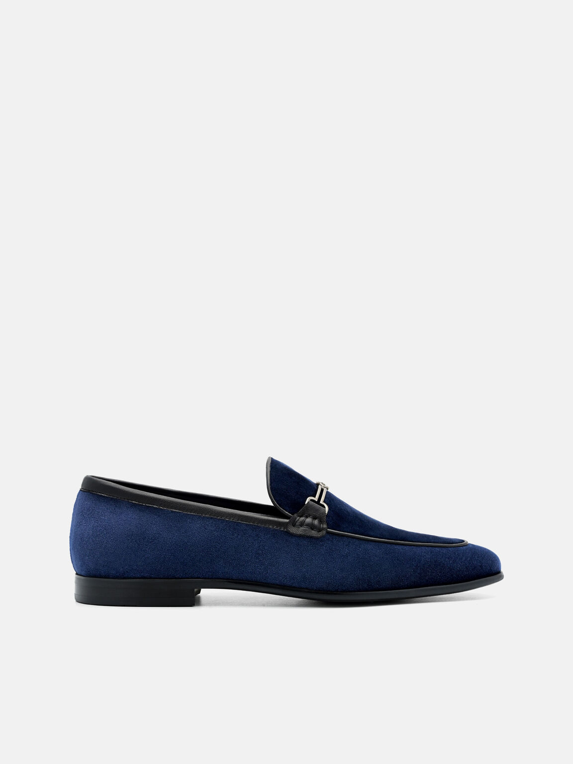 Alistair Leather Horsebit Loafers, Navy