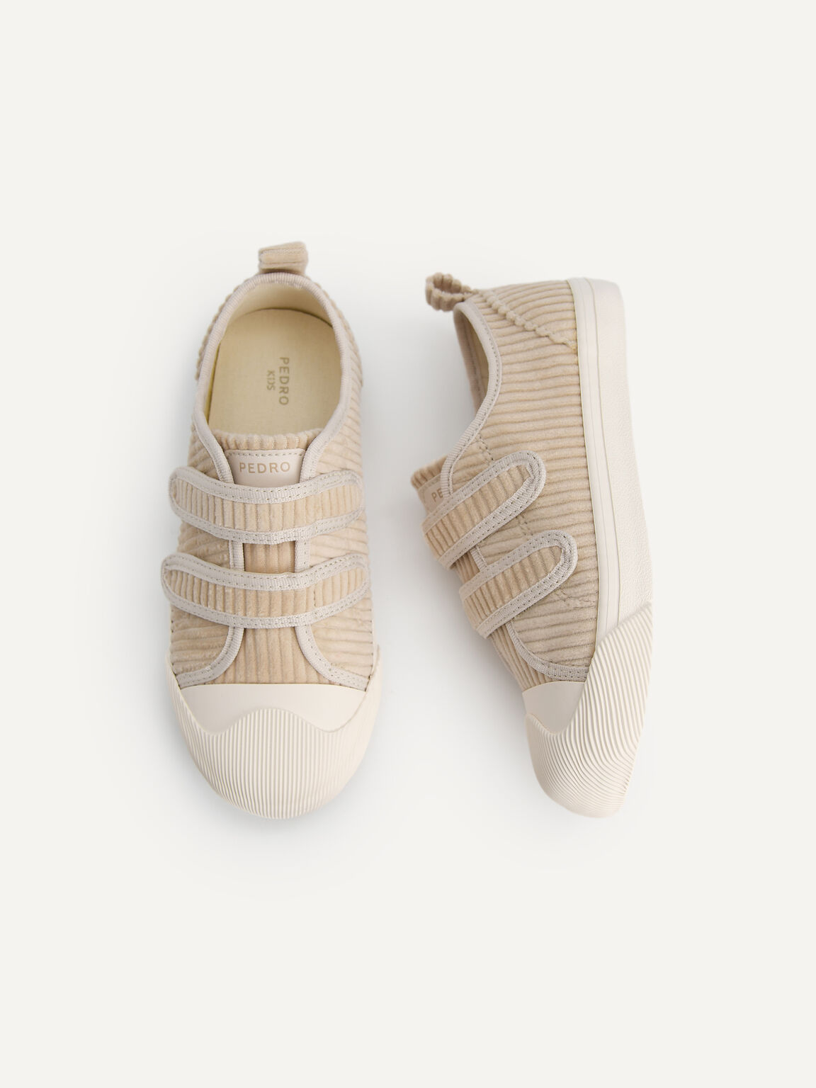 Corduroy Sneakers, Taupe, hi-res