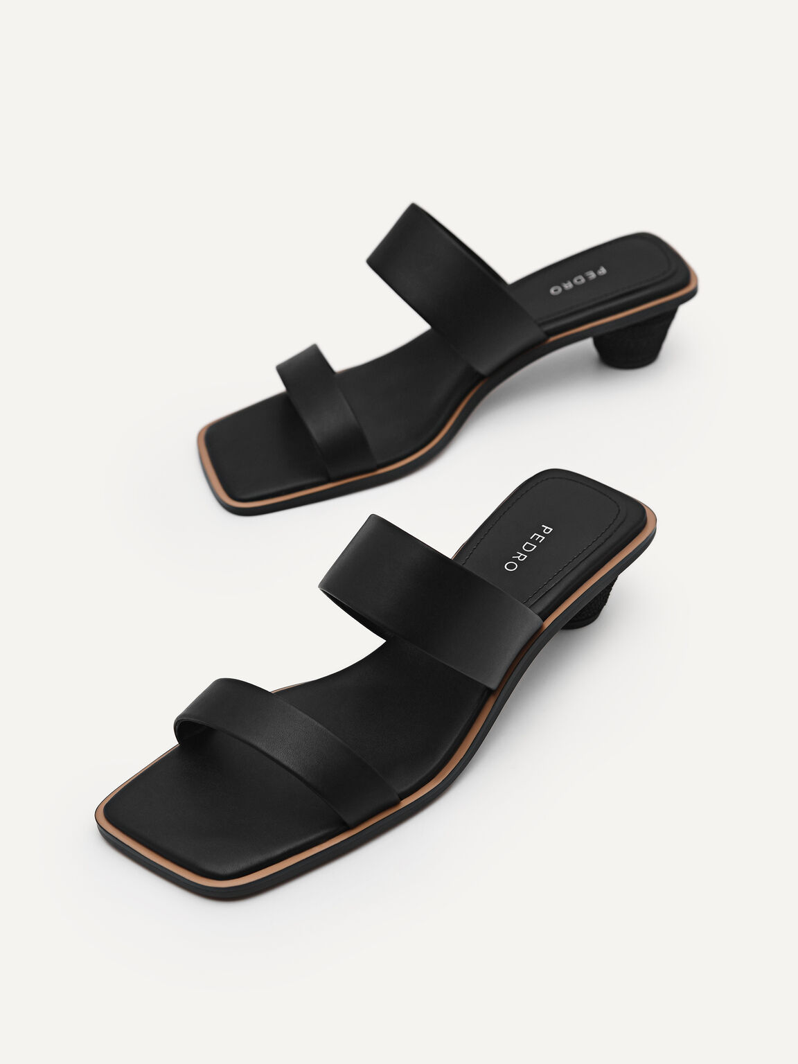 Calico Sandals, Black