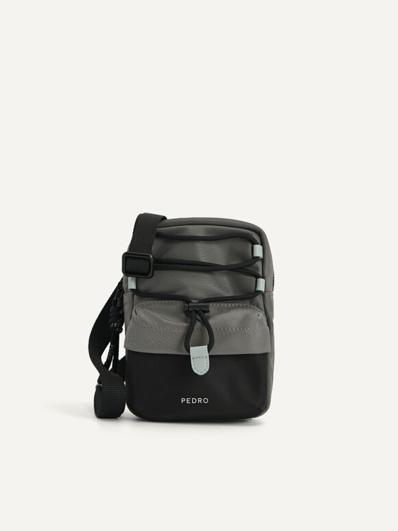 Mini Nylon Sling Bag, Black