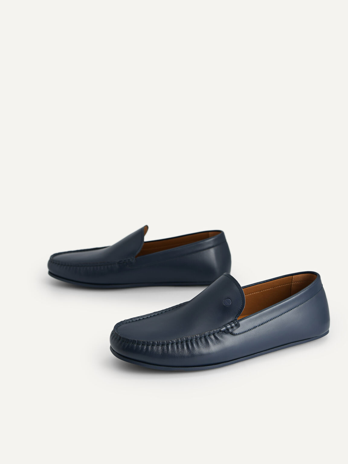 Casual Moccasins, Navy