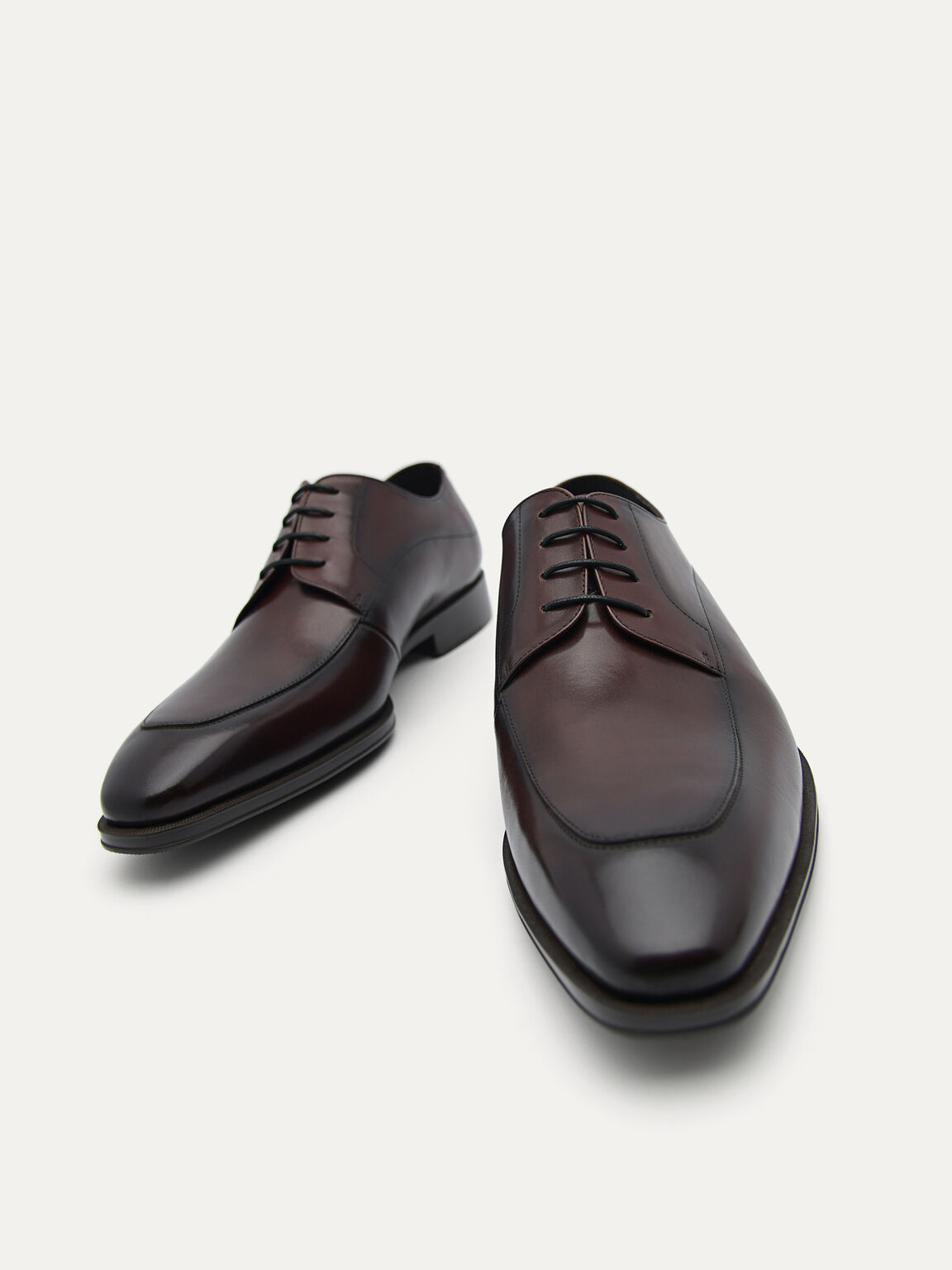 Dylan Leather Derby Shoes, Brown