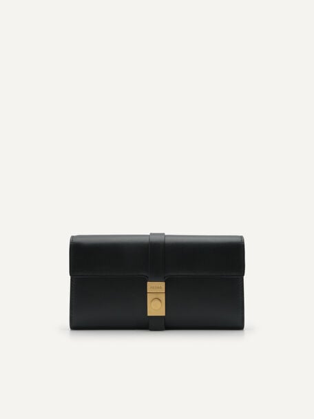 PEDRO Studio Leather Bi-Fold Wallet, Black