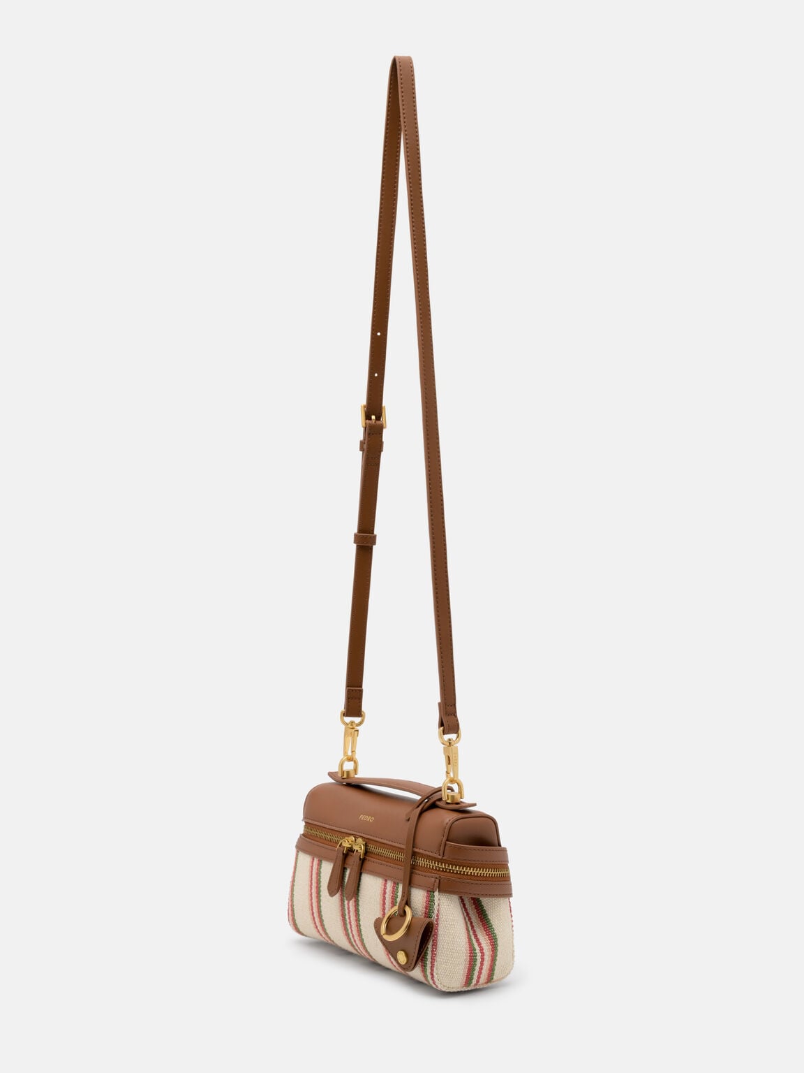 PEDRO x EFI Alyssa Leather Shoulder Bag, Multi Canvas