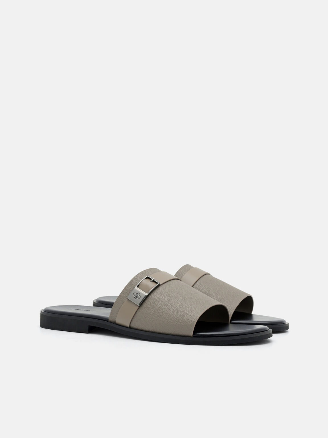 Slide Sandals, Taupe