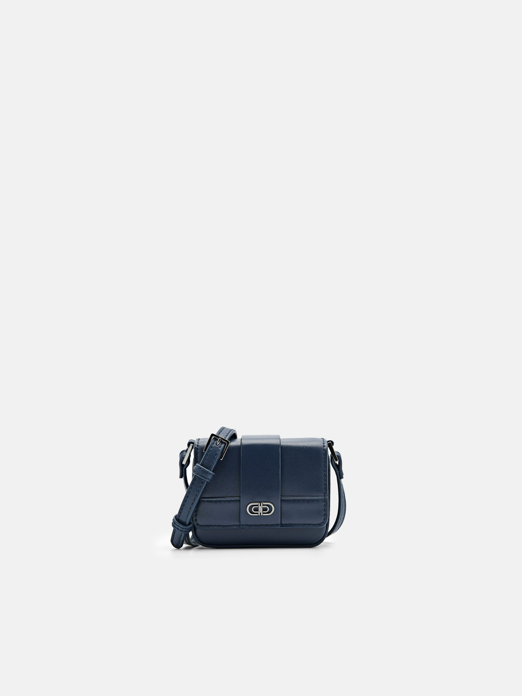 PEDRO Icon Leather Sling Pouch - Navy