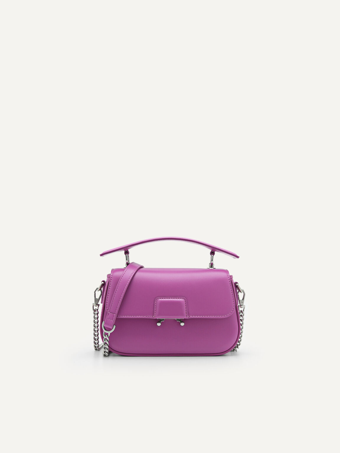 Maisie Mini Shoulder Bag, Berry
