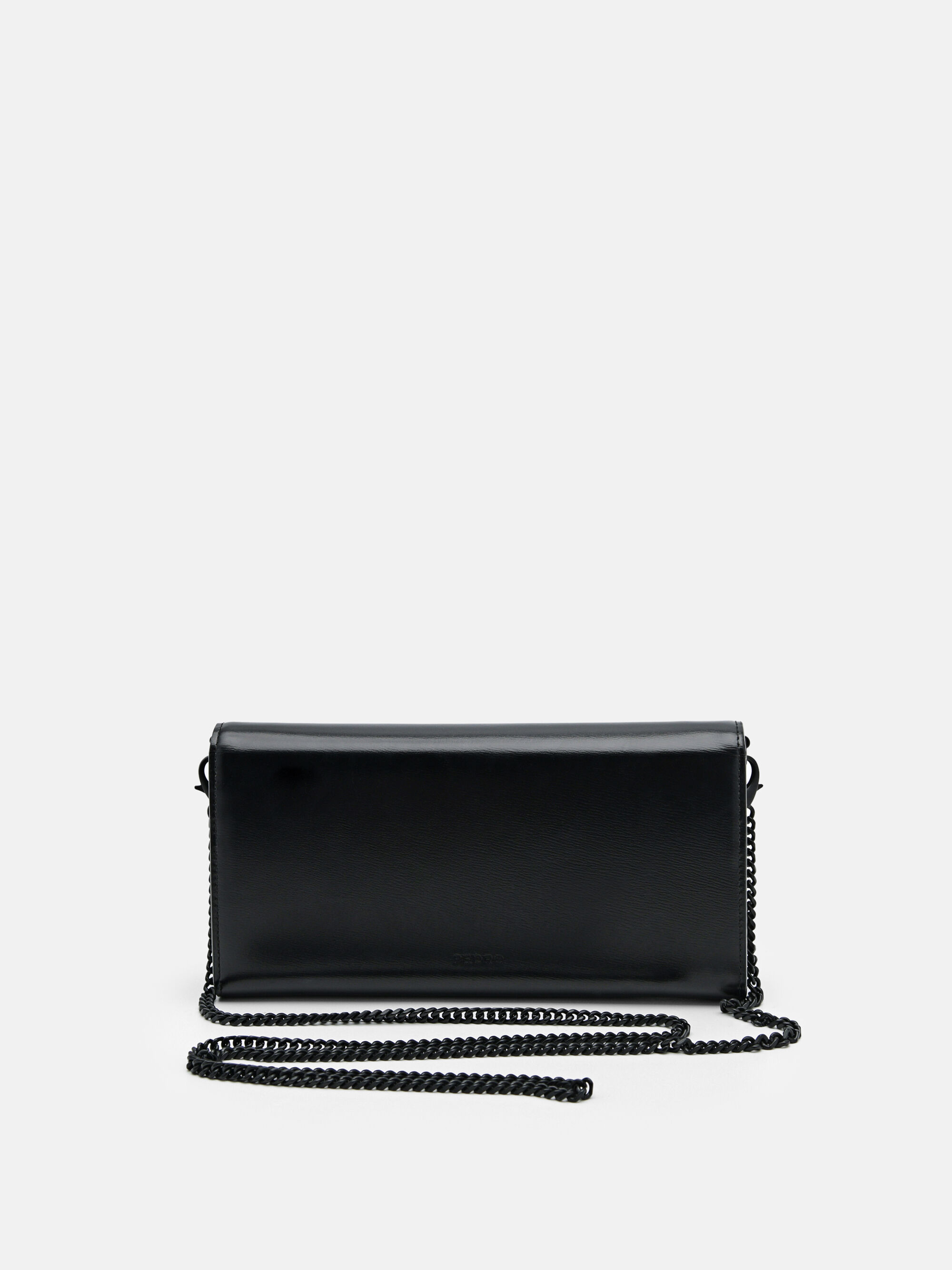 PEDRO Icon Leather Bi-Fold Long Wallet - Black