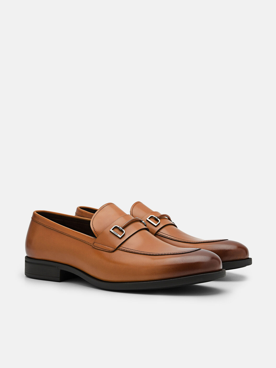 Altitude Lightweight Casey Leather Loafers, Camel