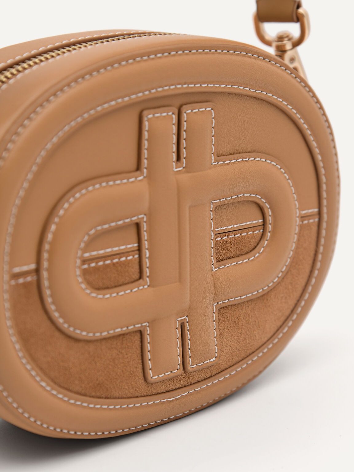 PEDRO Icon Leather Shoulder Bag, Camel