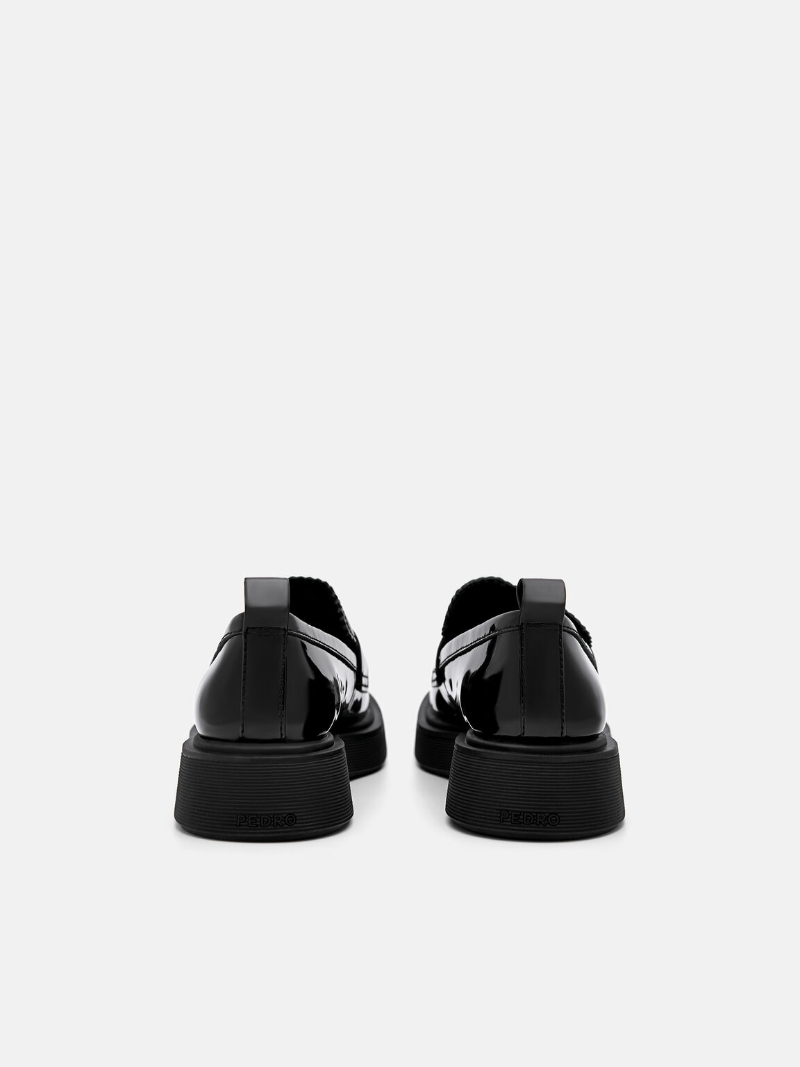 Wanda Leather Loafers, Black