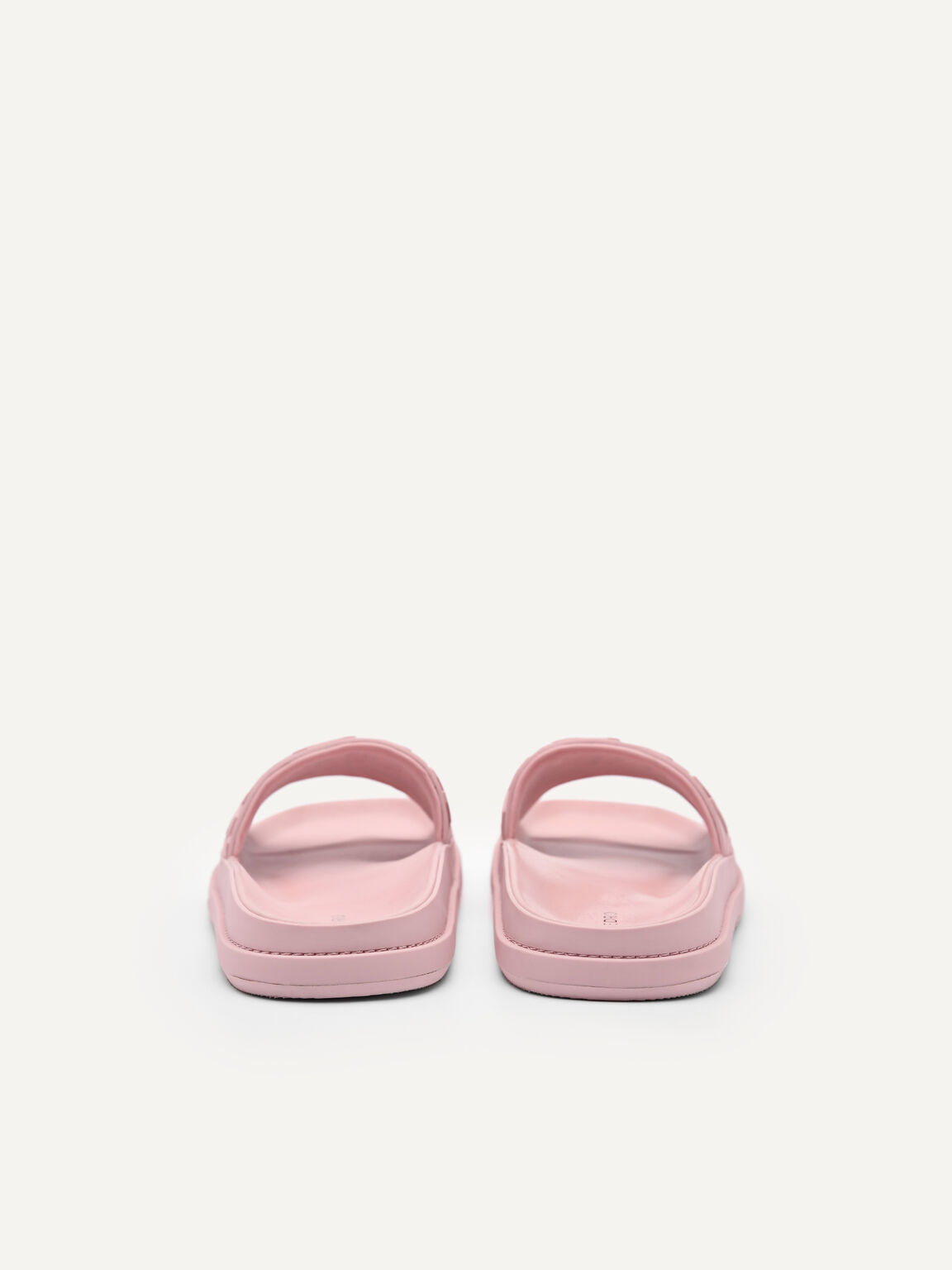 PEDRO Icon Embossed Slide Sandals, Pink
