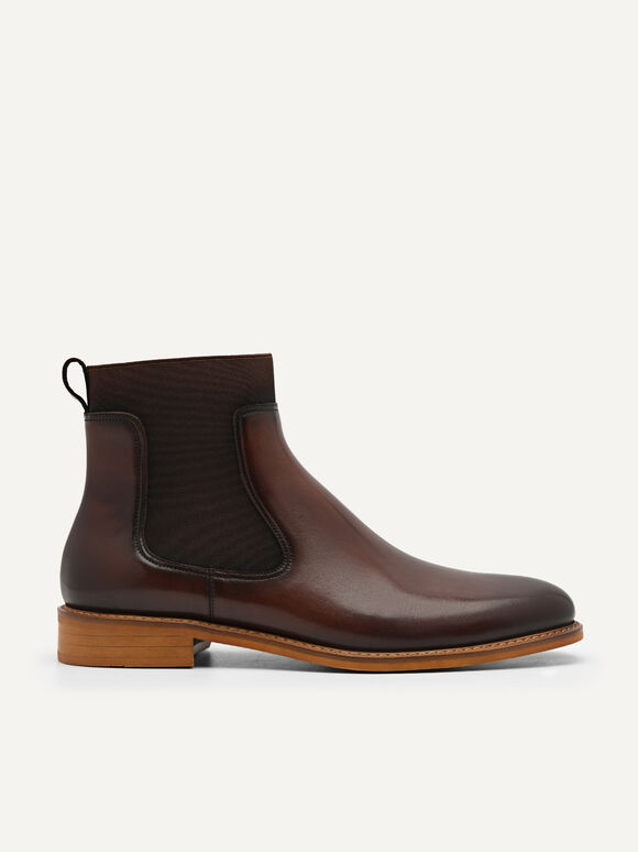 Sonny Leather Chelsea Boots, Brown
