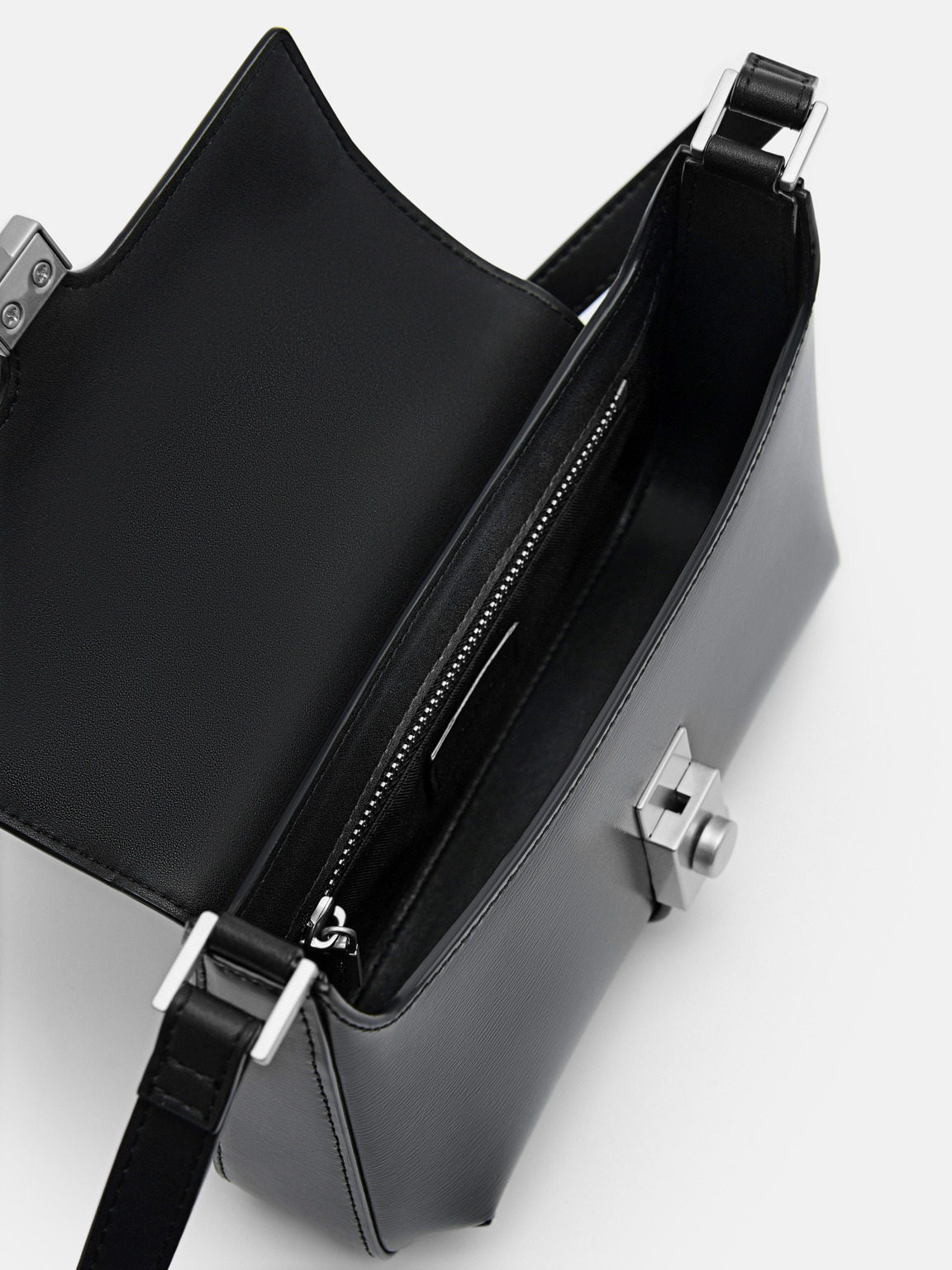 PEDRO Studio Leather Phone Pouch, Black