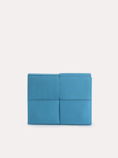 rePEDRO Organic Cotton Mini Boxy Shoulder Bag, Blue