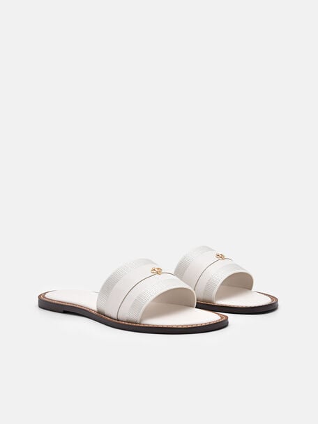 Slide Sandals, Chalk