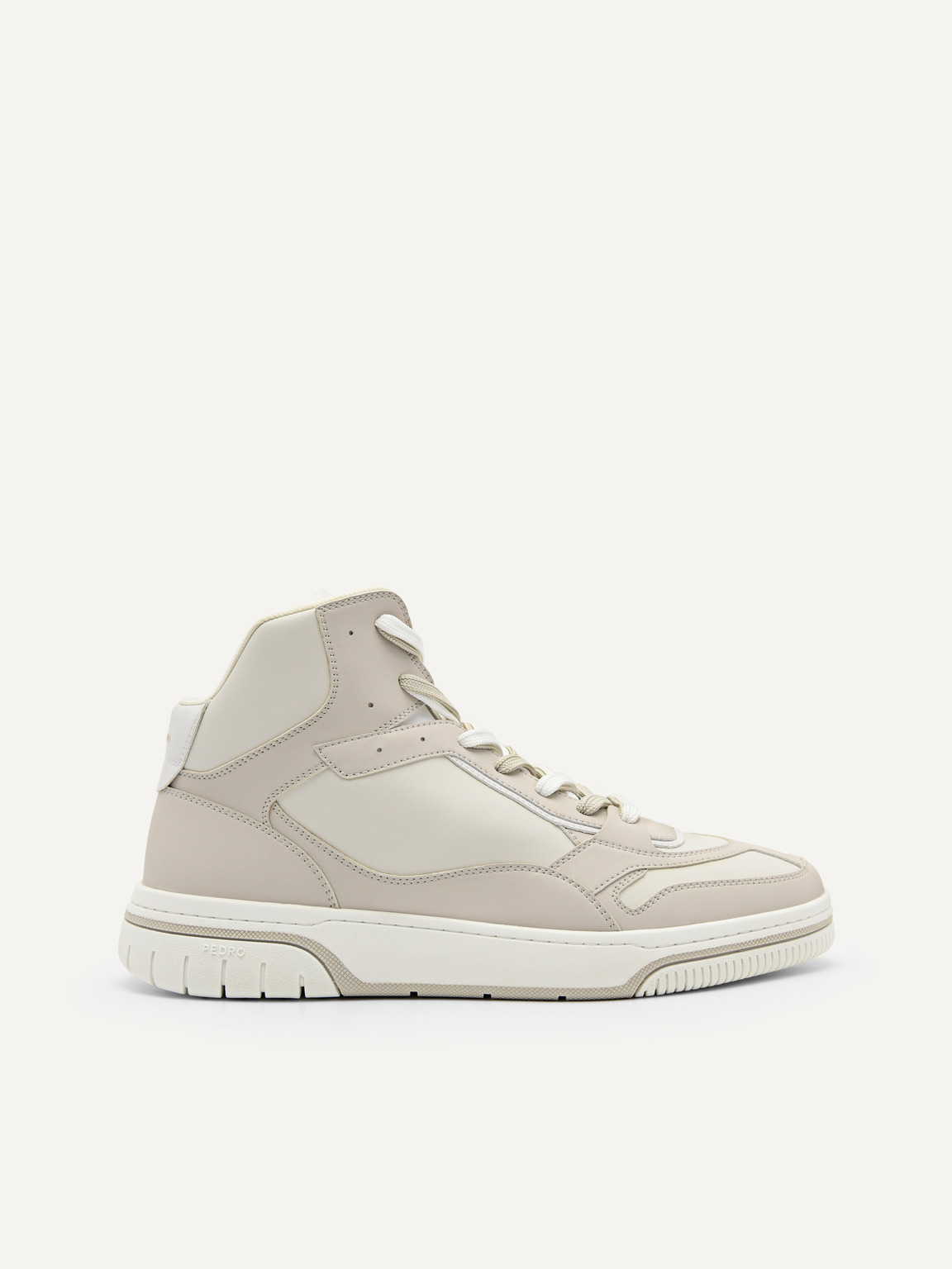 Men's PEDRO Icon EOS High Top Sneakers, Taupe