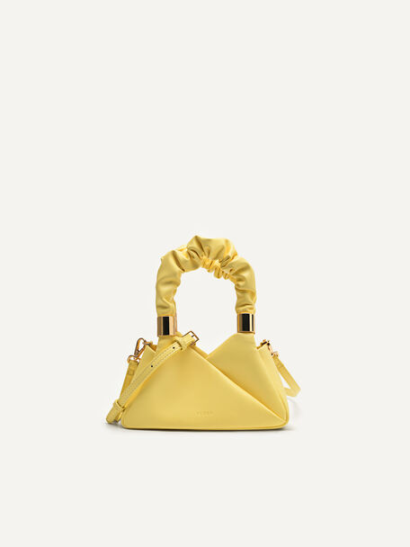 Mini Mastaba Shoulder Bag, Yellow