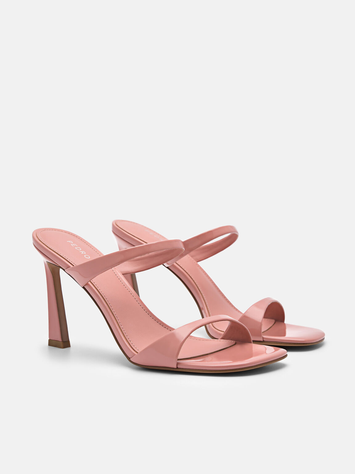 Effie Heel Sandals, Blush