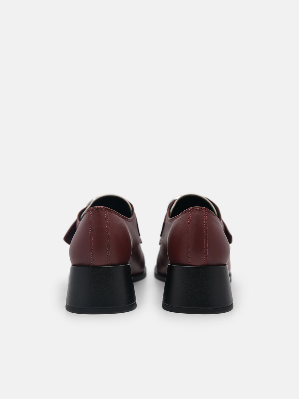 Eden Leather Heel Loafers, Multi