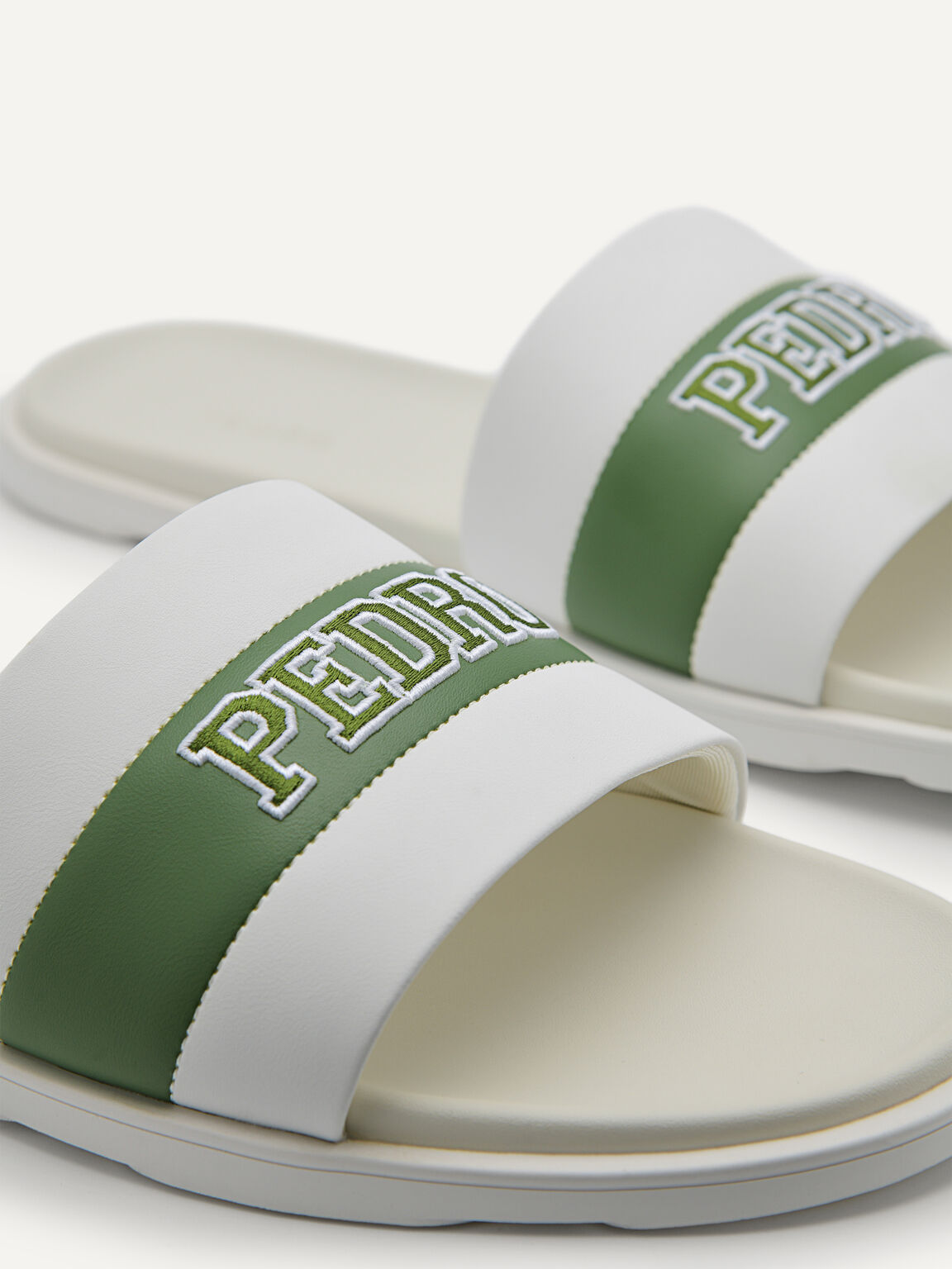 Pascal Slide Sandals, White