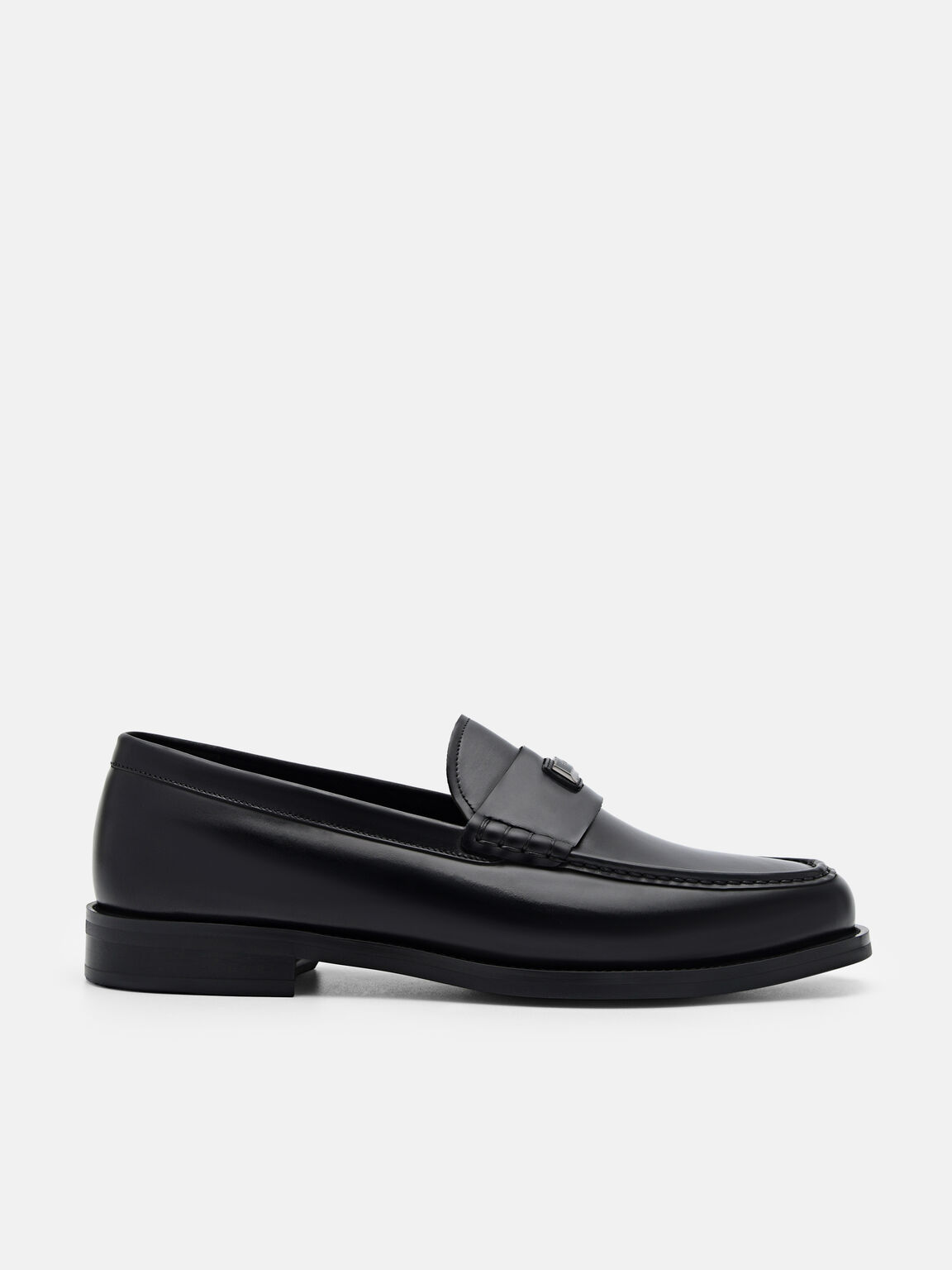 Black Leather Loafers - PEDRO International