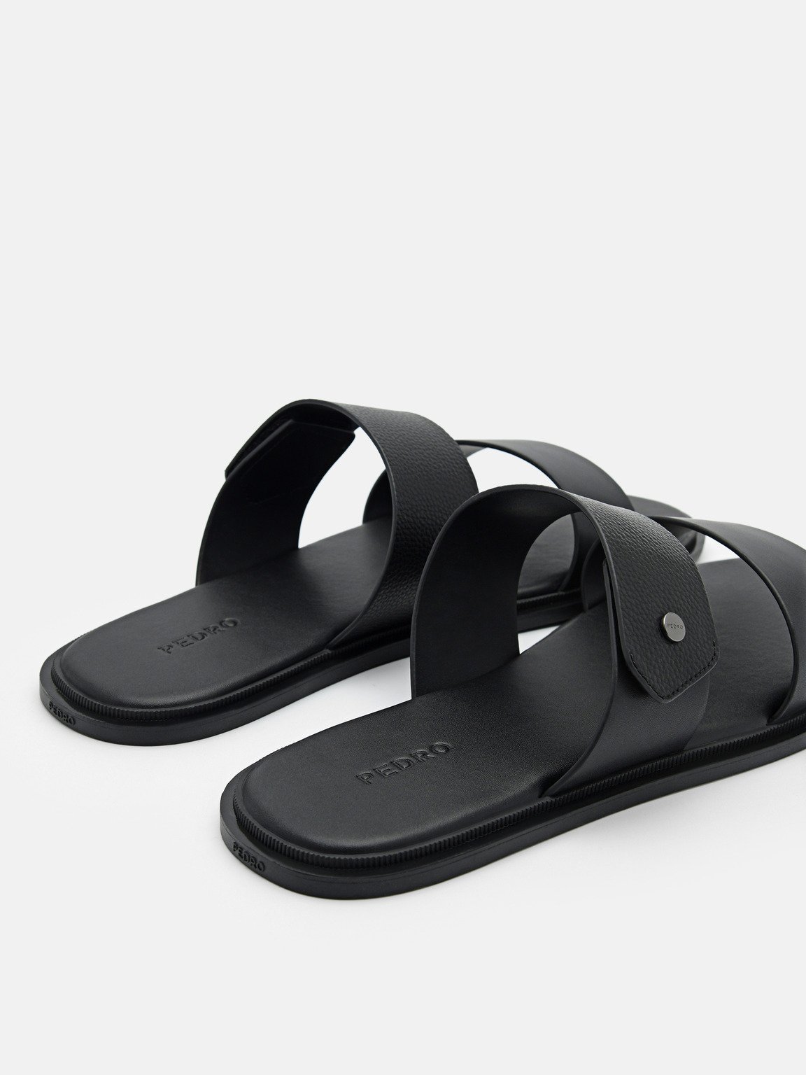 Oliver Slide Sandals, Black