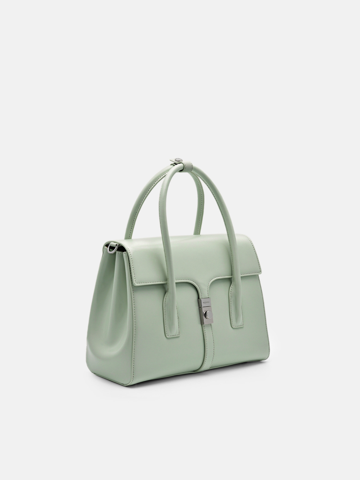 PEDRO Studio Farida Leather Handbag, Light Green
